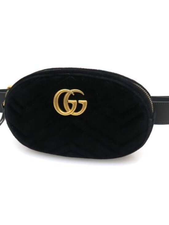 Gucci Handbags - Gucci GG Marmont Velour Waist Bag